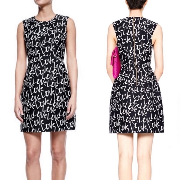 Kate Spade Mindy Love Graffiti Dress - Picture 3 of 8